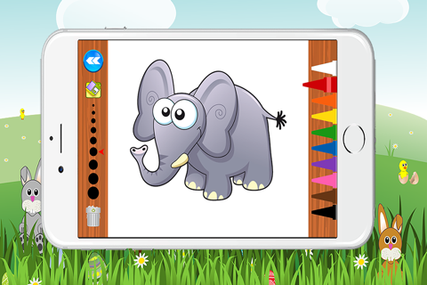 Zoo Animals Coloring Book for Kids Game screenshot 3