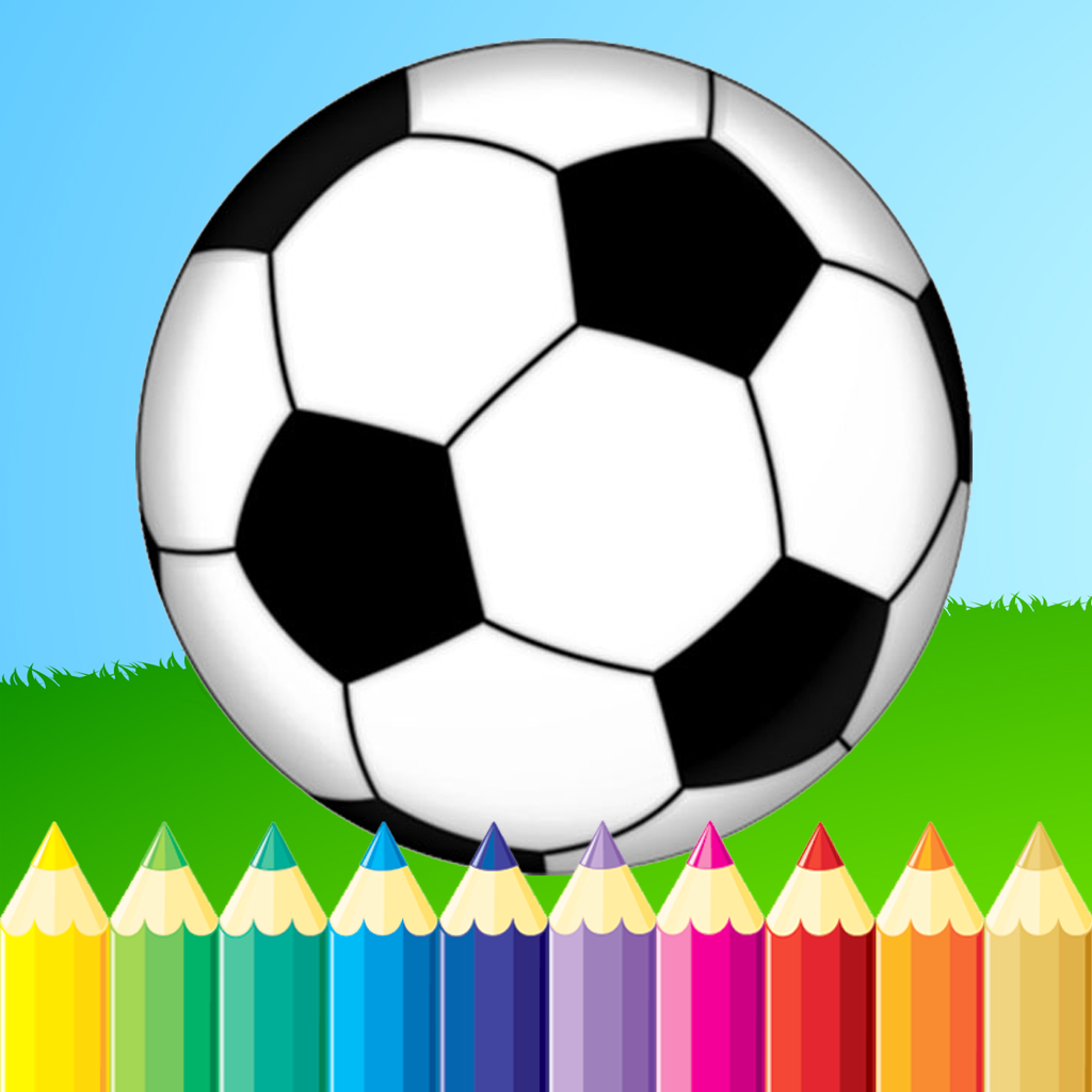 サッカーサッカーのぬりえ 子供のフリーゲームの良い色のhdのスポーツのドローイングや絵画 Iphoneアプリ Applion
