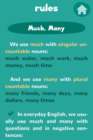 Learn English grammar: Much, many, little, few screenshot 4
