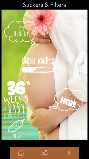 470 Stickers & Filters | Pregnancy & Baby milestone photos(圖5)-速報App