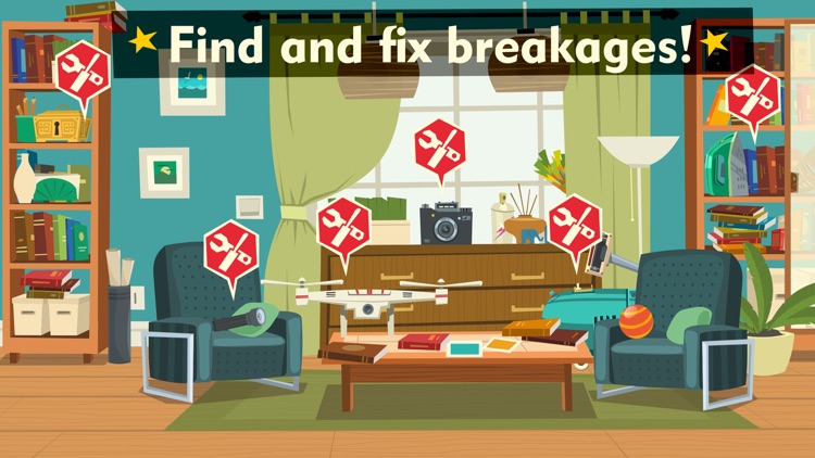 Tiny repair - fix home appliances and become a master of broken things in a cool game for kids screenshot-3