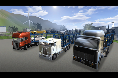 Car Transporter Truck Parking screenshot 2