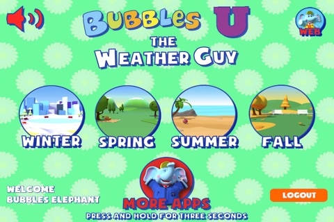 Bubbles U ®: Bubbles the Weather Guy screenshot 2