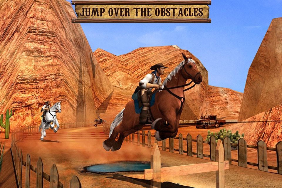 Texas Wild Horse Race 3D screenshot 4