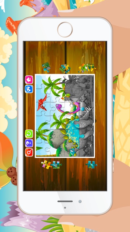 Dinosaur Jigsaw Puzzles - Cute Dino Learning Games Free for Kids Toddler and Preschool