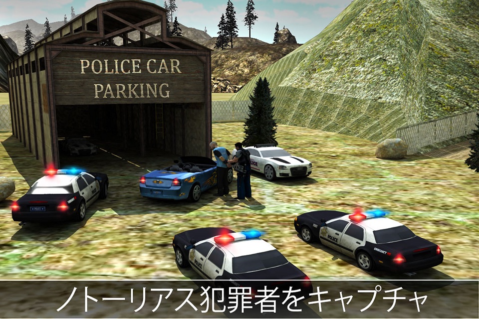 Off-Road Police Car Driver Chase: Real Driving & Action Shooting Game screenshot 3