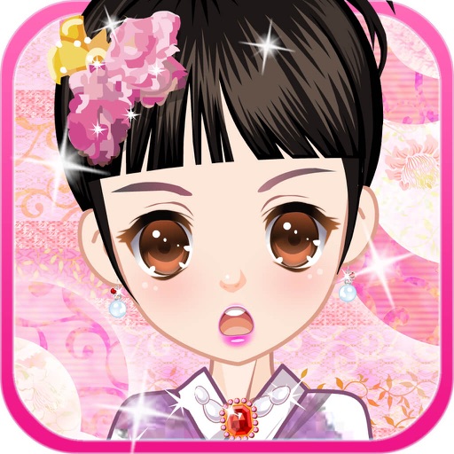 Cute Kimono Princess - Girl Beauty Dressup Show, Kids Games iOS App