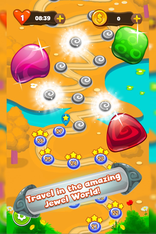 Jelly Blaster Pro - Free Match 3 Jewel Puzzle Game screenshot 3
