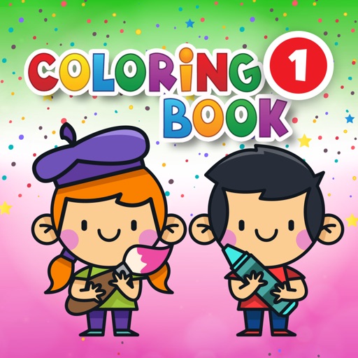 Coloring Book Cartoon For Kids Game Episode 1 icon