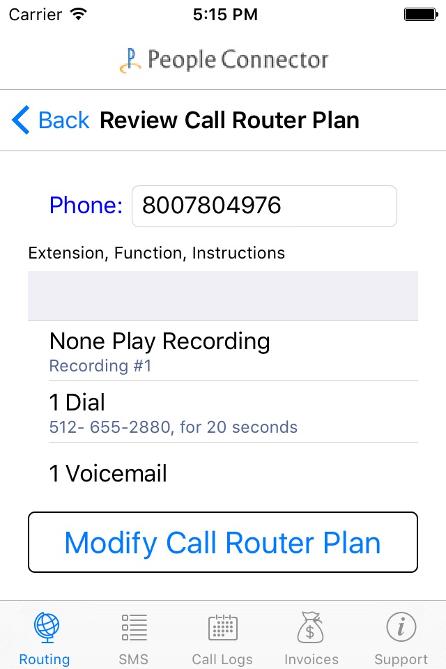 People Connector Router & SMS screenshot 3