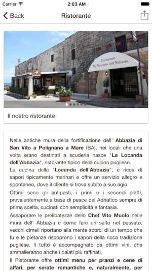 La Locanda dell'Abbazia Ristorante Polignano a Mare(圖2)-速報App