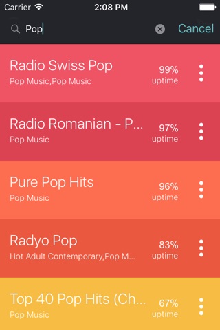 Pop Music Music Radio  Stations screenshot 3