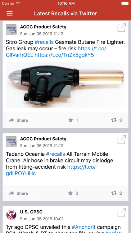 Recall Alert & Safety News Notification