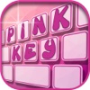 Pink Keyboard Maker – Custom Color Keyboard with Cute Backgrounds and Font Changer with Emoji.s