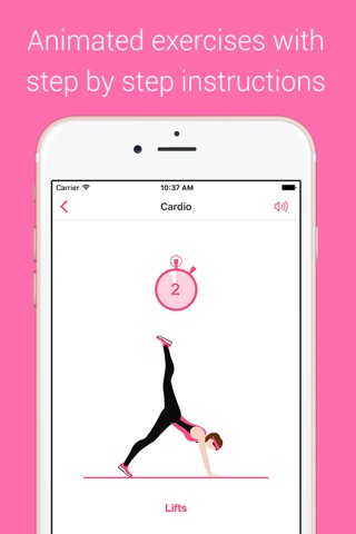 Cardio Workout - Your Daily Personal Fitness Trainer for burning calories and building endurance screenshot 3