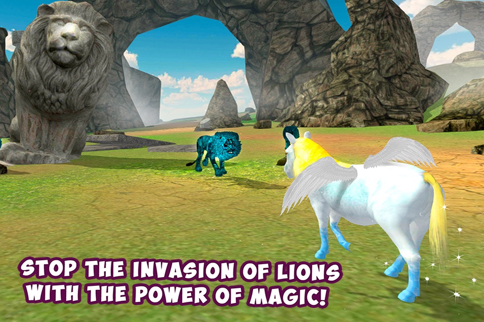 Flying Pony Simulator 3D screenshot 4
