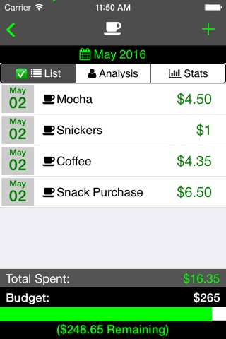 Bapp - Simple Budgeting App for Students screenshot 3