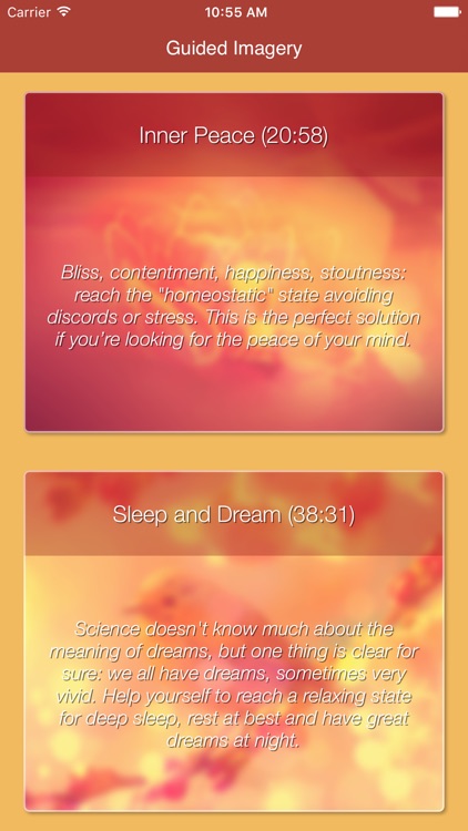 Guided Imagery - 7 Guided Meditations for Inner Peace Relaxation and Self Esteem screenshot-3