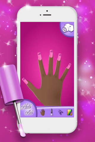 Nail Art Designs Games: Manicure Salon for Fashion Girl.s and Top Star Nail Makeover screenshot 4