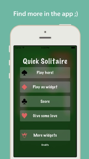 Quick Solitaire : Play in notification center as widget(圖3)-速報App