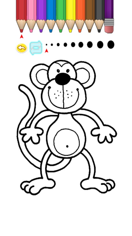 Kids Coloring Book - Cute cartoon Masaomi screenshot-3