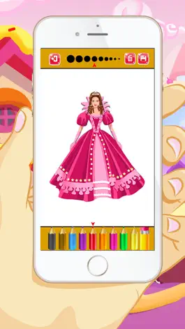 Game screenshot Princess Coloring Book - Educational Coloring Games For kids and Toddlers apk