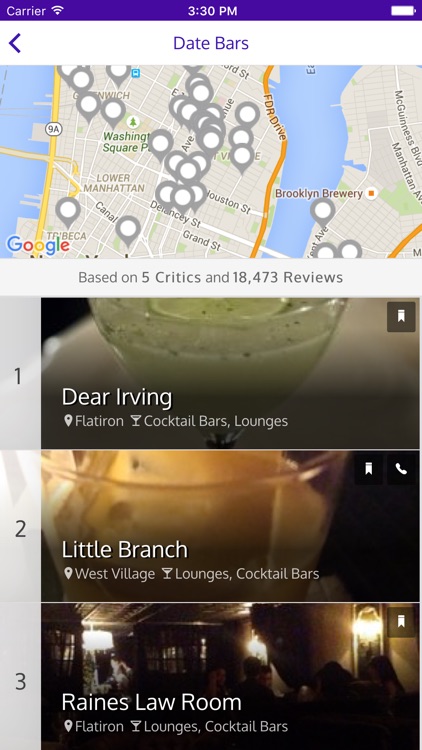 WhatsNom - Curated Top Lists for Restaurants and Bars