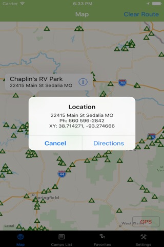 Missouri – Camping & RV spots screenshot 4