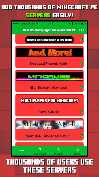 Multiplayer for Minecraft PE Server Pocket Edition
