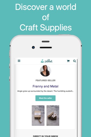 Zibbet: Buy unique handmade products, fine art, vintage and craft supplies screenshot 2