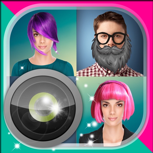 Hairstyles & Barber Shop – Try Hair Styles or Cool Beard in Picture Editor for Virtual Makeover Icon