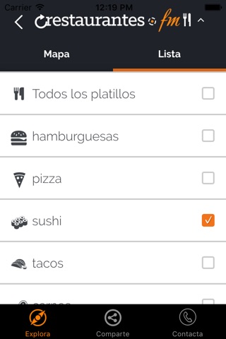 Restaurantes screenshot 3