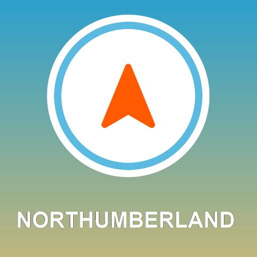 Northumberland, UK GPS - Offline Car Navigation icon