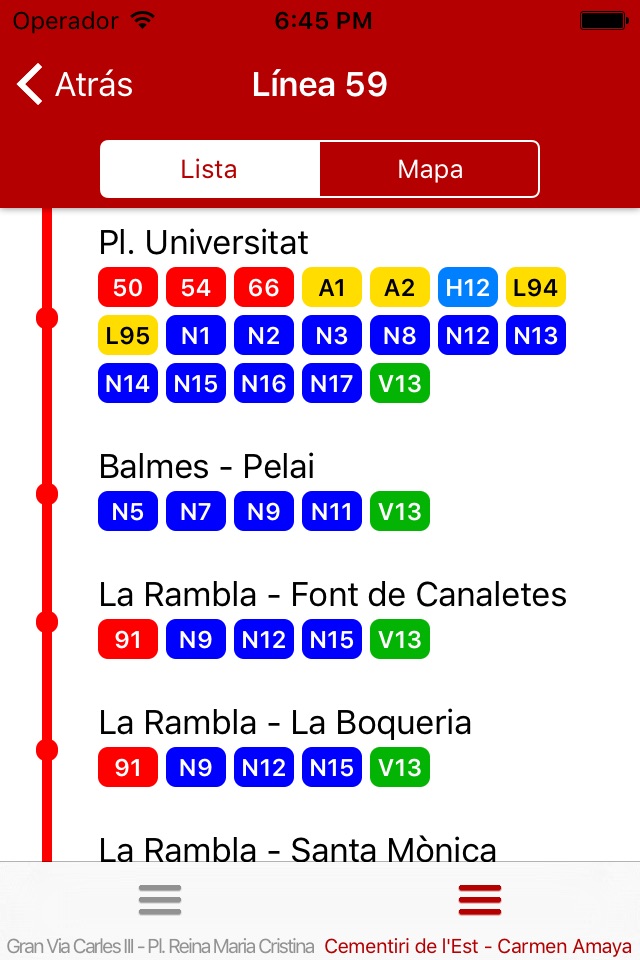 Next bus Barcelona screenshot 3