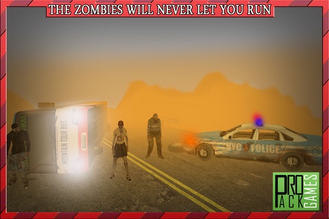 Driving Passengers Bus at Zombie Town Cockpit View – Creepy Highway Apocalypse City screenshot 3