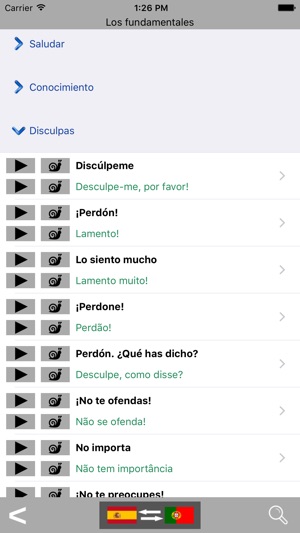 Spanish / Portuguese Talking Phrasebook Translator Dictionar(圖2)-速報App