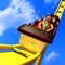 Roller Coaster Ride 3D Simulator 2016- Extreme amusement and adventure madness in fun park, Dive action in waterslide