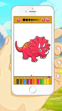 Game screenshot Dinosaur Coloring Book - Educational Coloring Games For kids and Toddlers apk