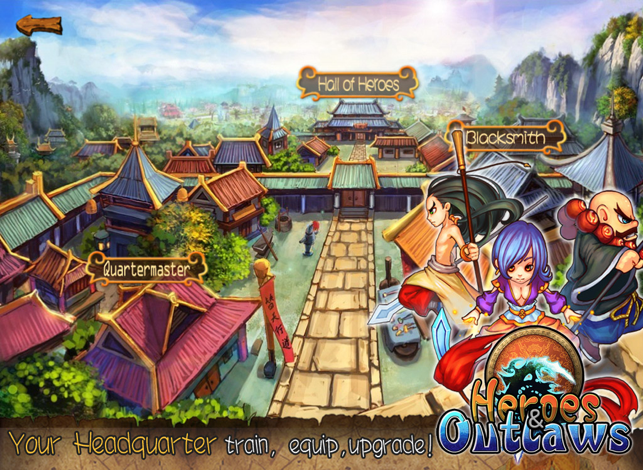 ‎HeroesOutlaws HD: An epic tower defence adventure Screenshot