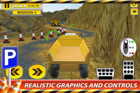 Quarry Driver Truck Driver And Car Driver Parking 3D Simulator screenshot 3