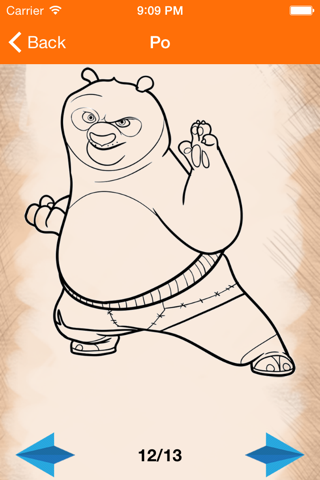 Artist Orange - How to Draw Panda Kung Fu screenshot 4