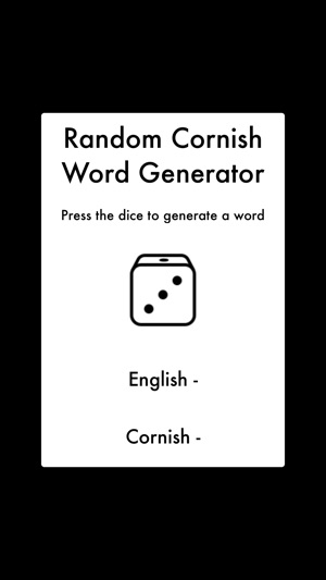 Random Cornish Word Generator