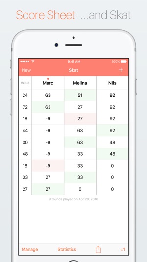 Score Sheet for Skat and Doppelkopf(圖2)-速報App