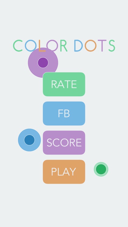 Color Dots - a minimalist arcade game