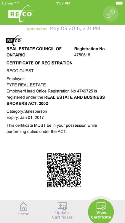 MyReco Certificate screenshot-3