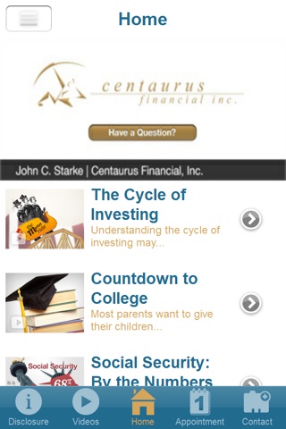 Centaurus Financial, Inc screenshot 2
