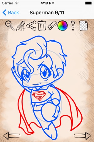 Drawing Lessons For Chibi Superheroes Edition screenshot 4