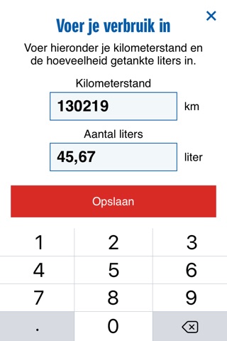 Verbruik-app screenshot 4