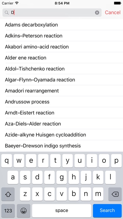 Organic Reaction - Name Reaction