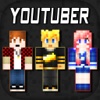 3D Youtuber Skins Collection Pro - Pixel Texture Exporter for Minecraft Pocket Edition Lite